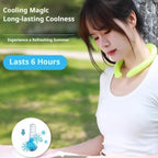 Summer Neck Cooling Ring Lasting Neck Wearable Gel Ice Pack Reusable Ice Cushion Portable Outdoor Sports Cooling