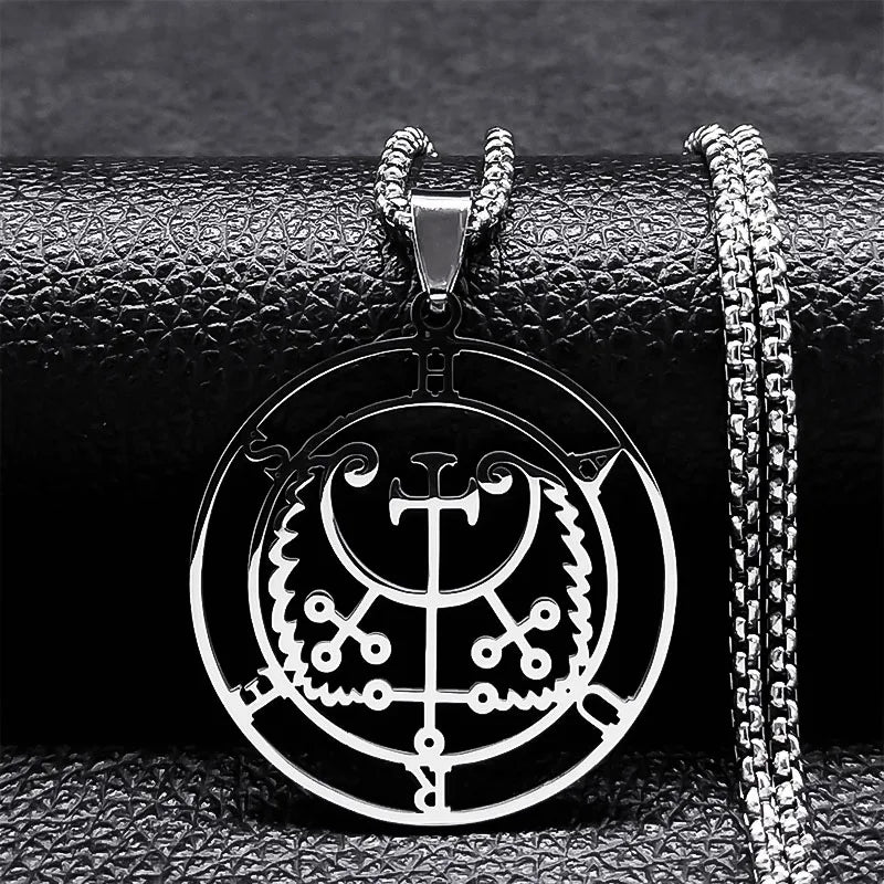 Sigil de Lucifer Baphomet Necklace — SS