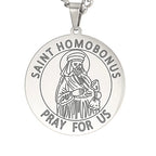 Dawapara Saint Christopher Medal Necklace Jesus Truet In You Amulet Catholic Jewelry Travelers Driver Gifts Stainless