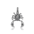 Gothic Retro Scorpion Pendant Necklace Punk Hip Hop Animal Insect Scorpion Stainless Steel Biker Necklace Men Jewelry
