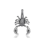 Gothic Retro Scorpion Pendant Necklace Punk Hip Hop Animal Insect Scorpion Stainless Steel Biker Necklace Men Jewelry