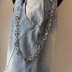 Gothic Infinity 8-Shaped Snake Pants Chain — Waist Bag Pendant