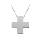 Anime Stainless Steel Cross Chain Pendant Necklace for Women Cosplay Jewelry Charms Amulet Necklaces Gifts New