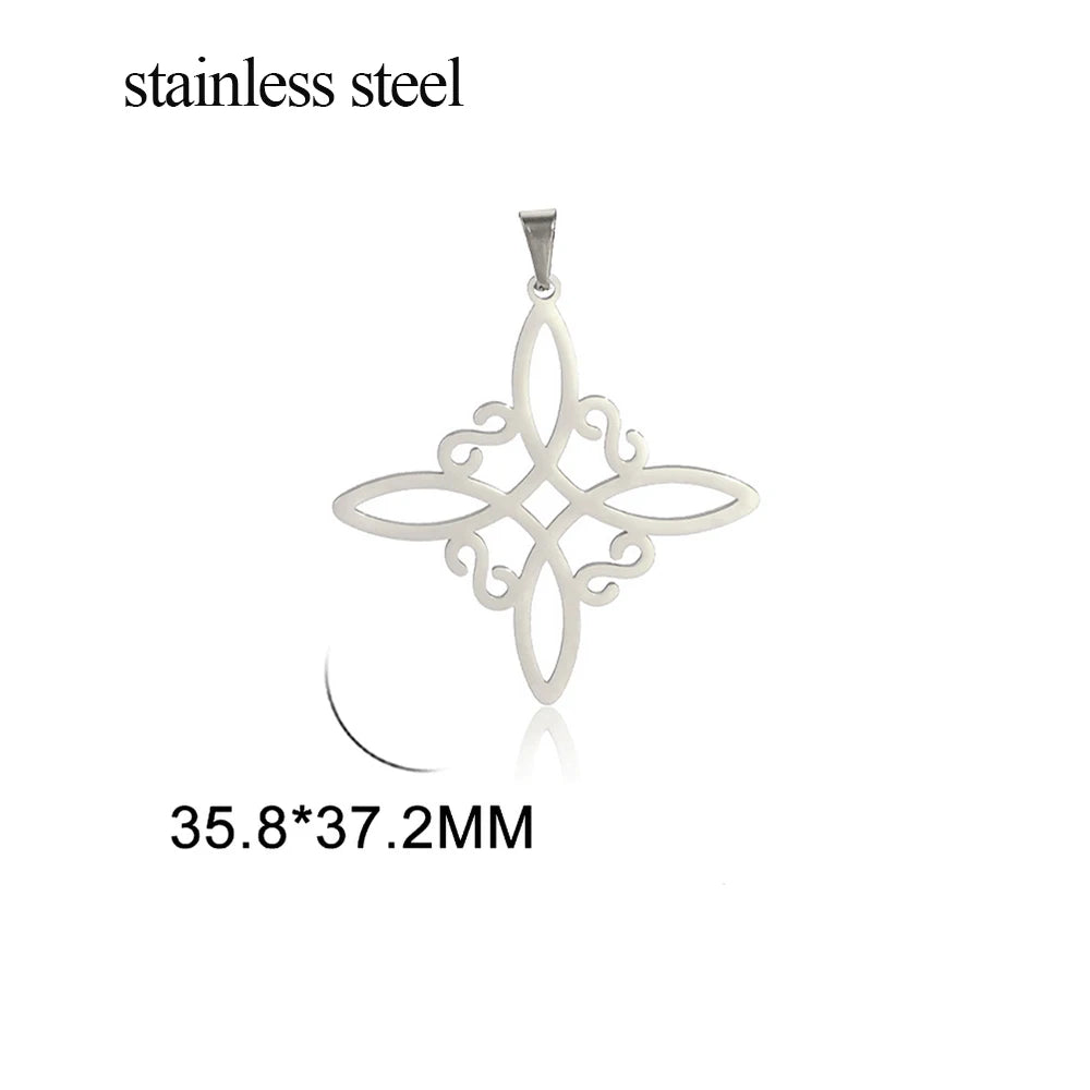 Celtic Stainless Steel Pendant Necklace
