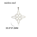 Celtic Stainless Steel Pendant Necklace