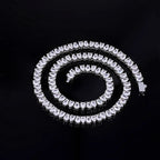 Tennis Chain Necklace Stainless Steel 6MM Water Drop