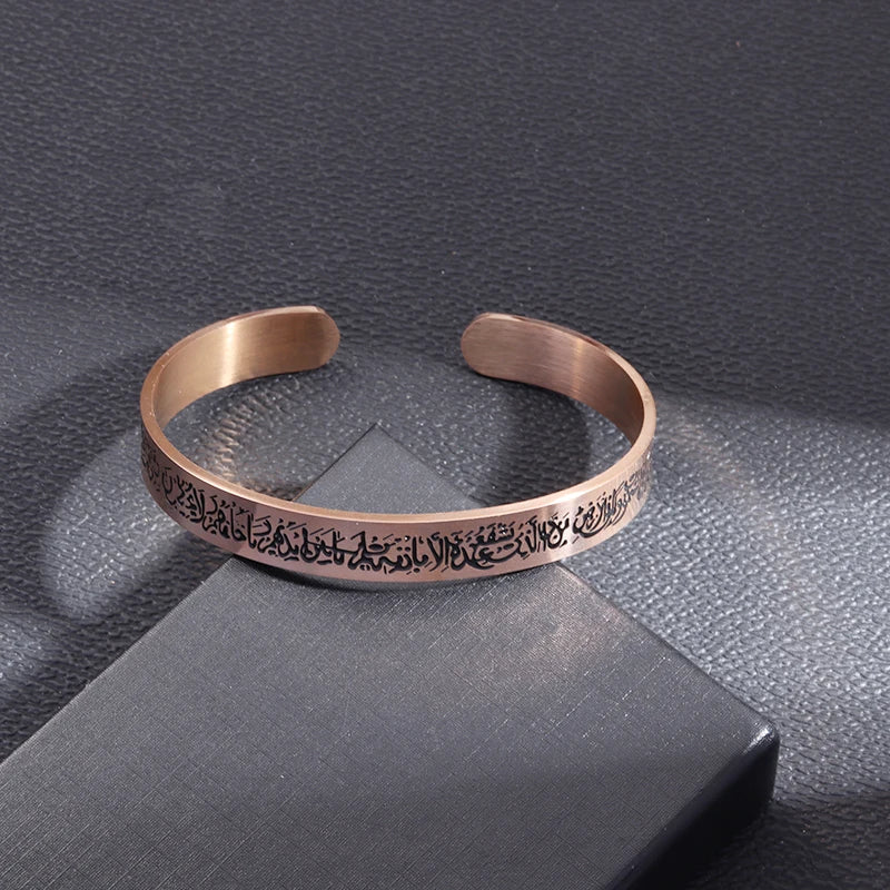 Fashion Design Stainless Steel Curved Tableware Fork Open Bracelet Men and Women Personality Charm Hip Hop Casual