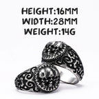 Skull Overlord Ring — Stainless Steel