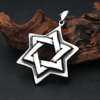 Star Steel Pendant Punk Vintage David Biker Six