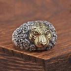 Retro Domineering Ethnic Style Fire-Breathing Dragon Ring Men\\\\\'s Charm Open Ring Punk Motorcycle Rider Jewelry Accessories