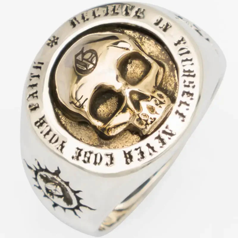 Adjustable Silver Colour Skull Rings for Men Women Male World War Soldier Thai Silver Colour Ring Jewelry Anillos