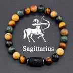 12 Zodiac Signs Bracelet Homme 12 Constellation Jewelry for Women Scorpio Gemini Sagittarius Bracelet Friendship Gift Whoelsales