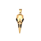 Vikings Stainless Steel Raven Pendant Necklaces For Men Women Nordic Odin Animal Skull Necklace Fashion Amulet Jewelry