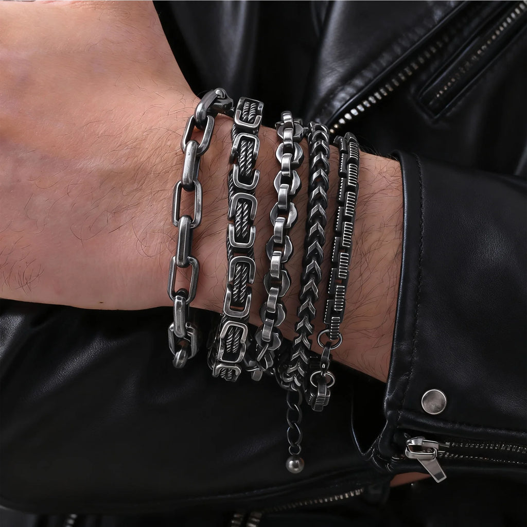 Byzantine Chain Bracelet — Stainless Steel