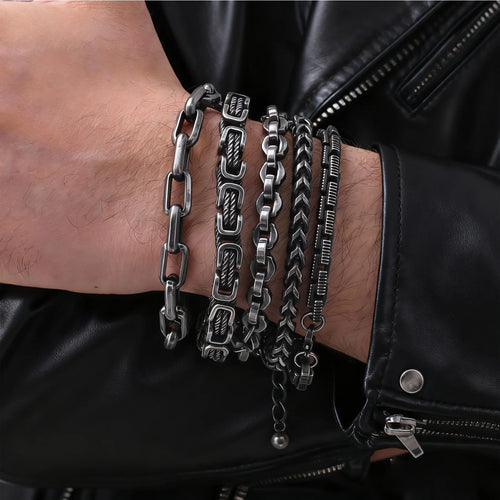 Byzantine Chain Bracelet — Stainless Steel