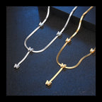 Butterfly Pendant Necklace — Stainless