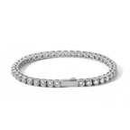 Iced Out Tennis Chain Necklace Stainless Steel