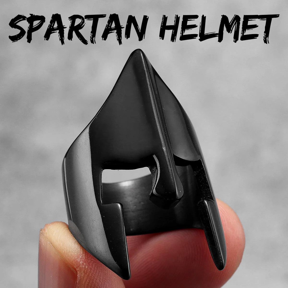 Spartan Helmet Ring — Stainless Steel