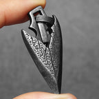 Viking Arrow Pendant Necklace — Stainless Steel