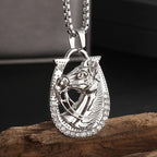 Domineering Ferocious Tiger Head Pendant Stainless Steel Animal Necklace Men's Punk Trend Cool Jewelry Boy Gift