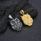 Punk classic animal pendant accessory Stainless steel stylish male Owl pendant