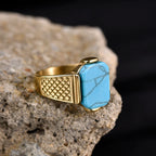 R3351g Men's High Quality Vintage Stainless Steel Styles Ring Jewelry
