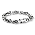 Classic Stainless Steel Cuban Chain Bracelet Fashion Men's Street Hip Hop Punk Titanium Steel Bracelet Fashion Men's Jewelry Gif