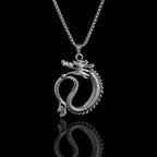 Dragon Zodiac Steel Pendant Chinese Style Retro