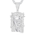 TUHE Unisex Iced Out Jesus Pendants VVS1 Moissanite Pendants Necklace Silver 925 For Men Hip Hop Jewelry