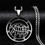 Astaroth Sigil Pendant Necklace — Stainless Steel