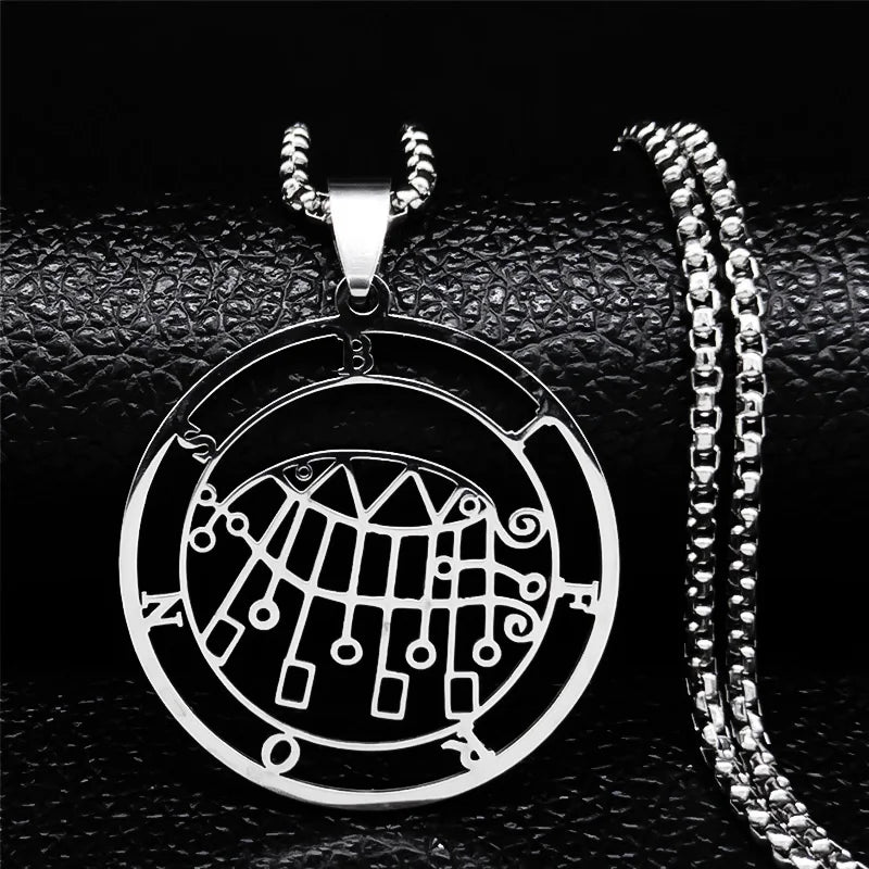 Astaroth Sigil Pendant Necklace — Stainless Steel