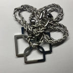 High-quality Stainless Steel Fashionable and Quirky Pendant Necklace for Men, a Hip-Hop Style Personalized Necklace