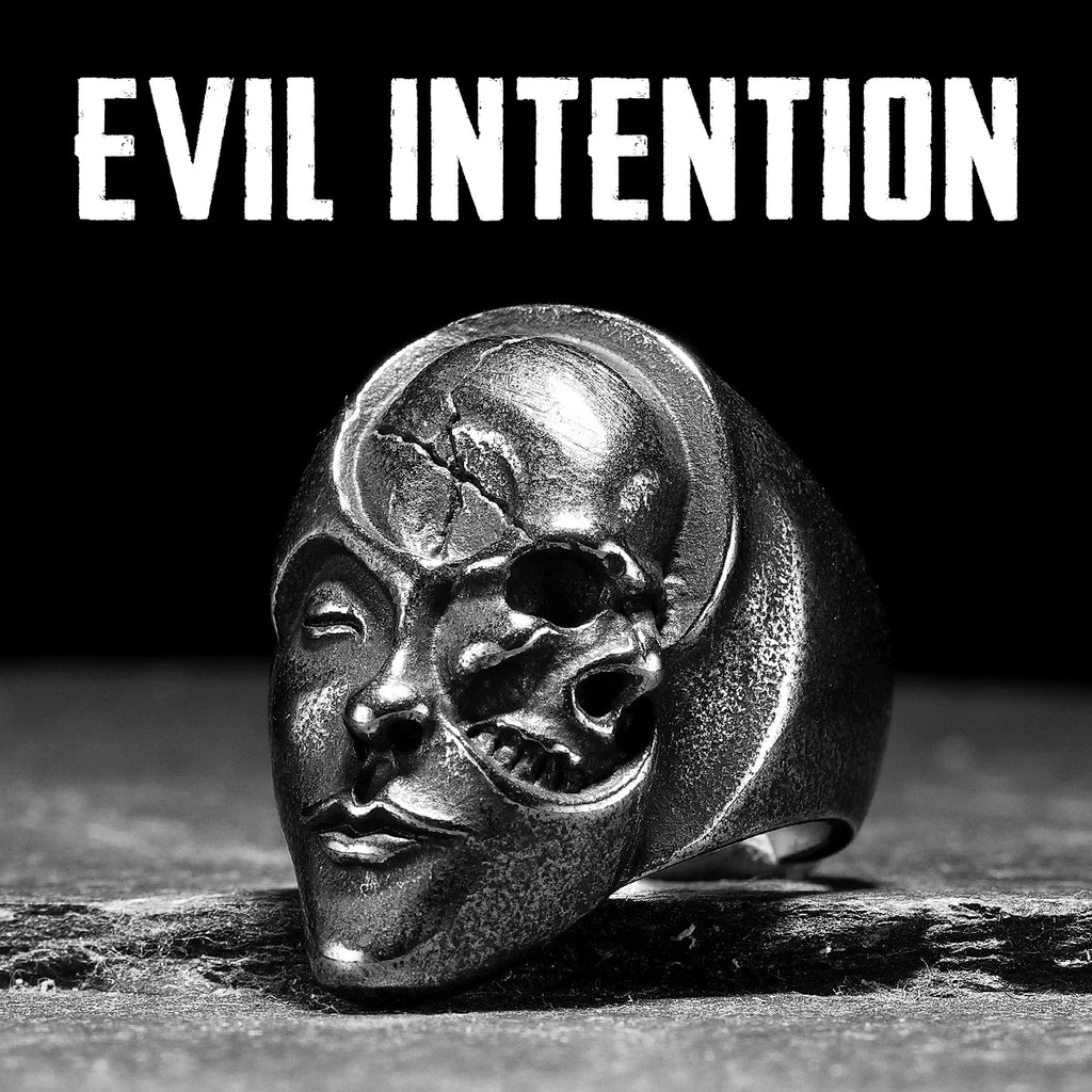 Gothic Statement Ring — Stainless Steel