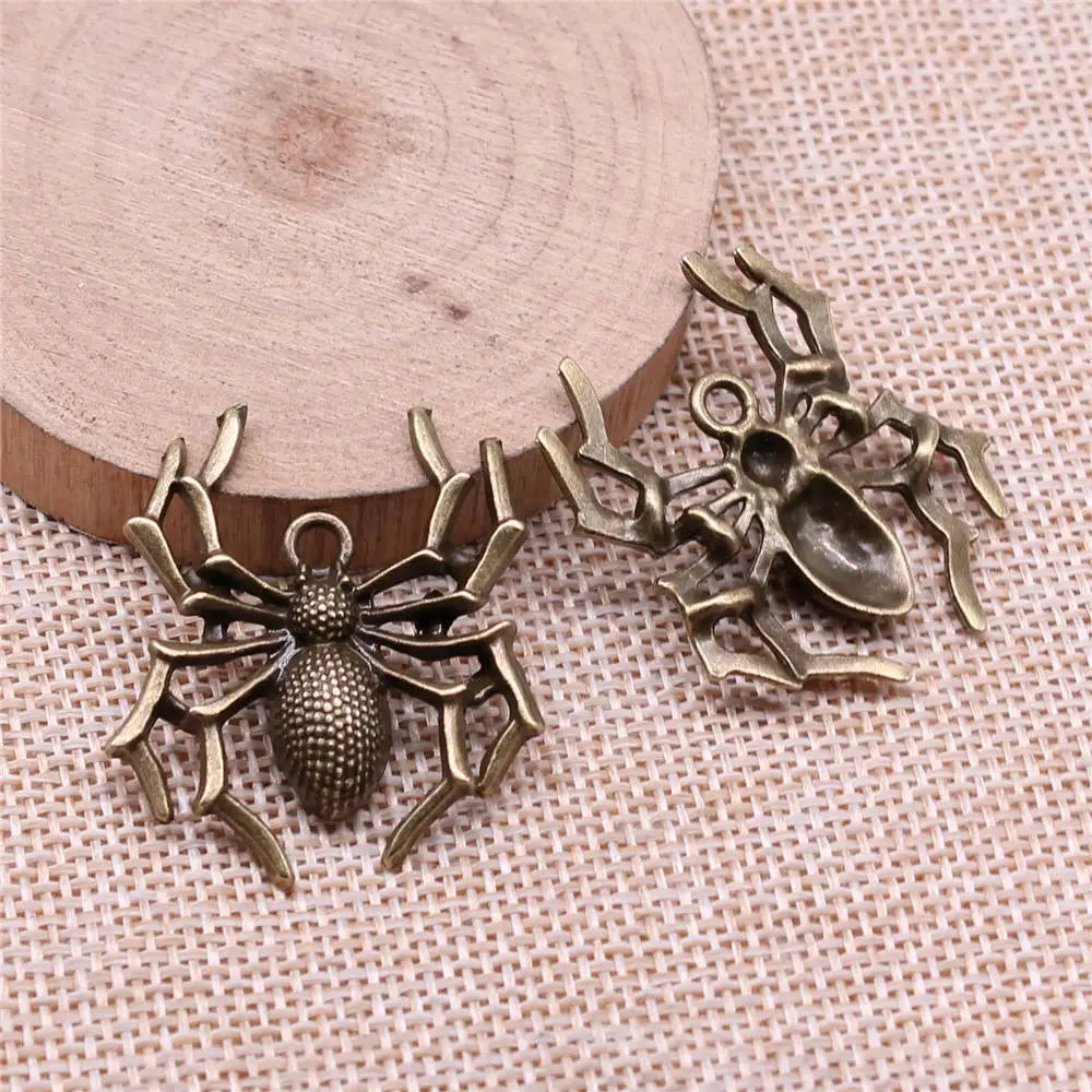 Boho Spider Web Charms Pendant Female Jewelry Bulk Cheapest Items