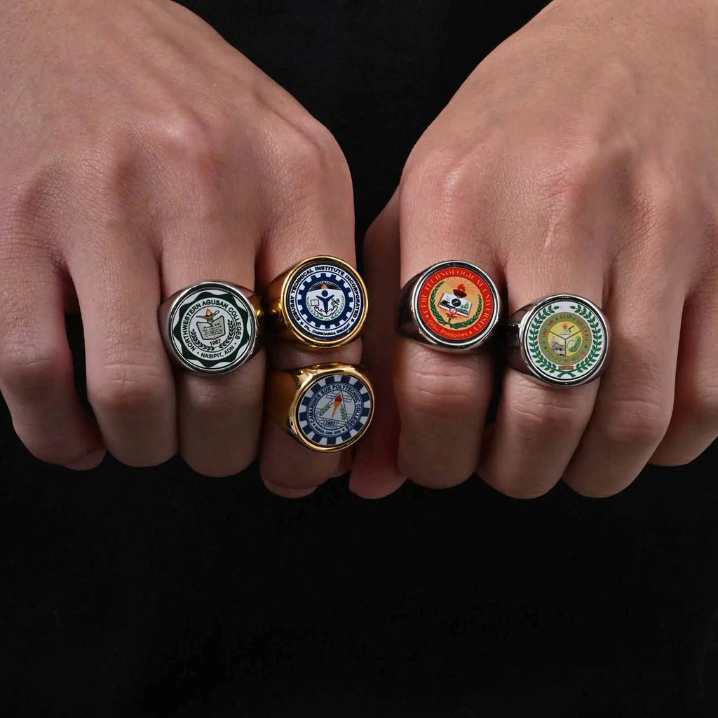 Statement Signet Ring — Stainless Steel