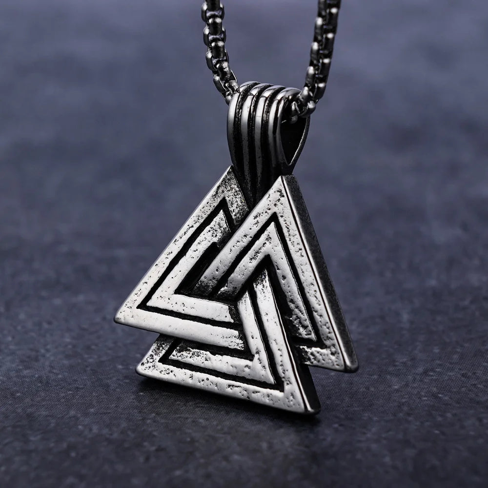 Odin Rune Viking Pendant Necklace