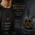 Archangel Black Pendant Necklace