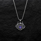 Skull Evil Eye Steel Pendant Vintage Devil's