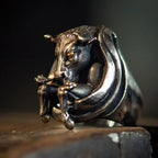 Retro Domineering Ethnic Style Fire-Breathing Dragon Ring Men\\\\\'s Charm Open Ring Punk Motorcycle Rider Jewelry Accessories