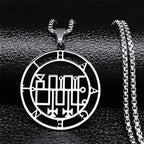 Astaroth Sigil Pendant Necklace — Stainless Steel
