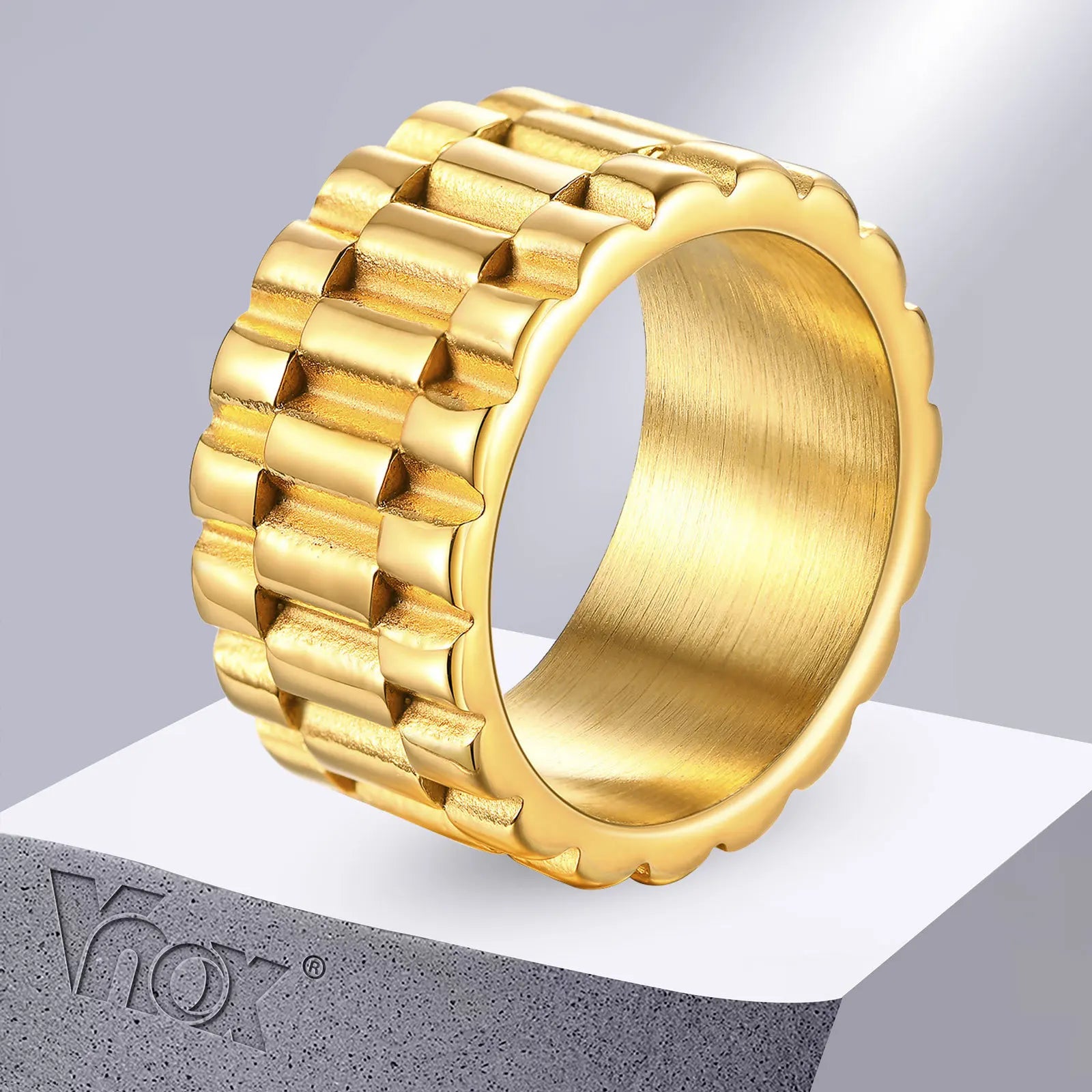 11mm Watch Band Ring — Gold