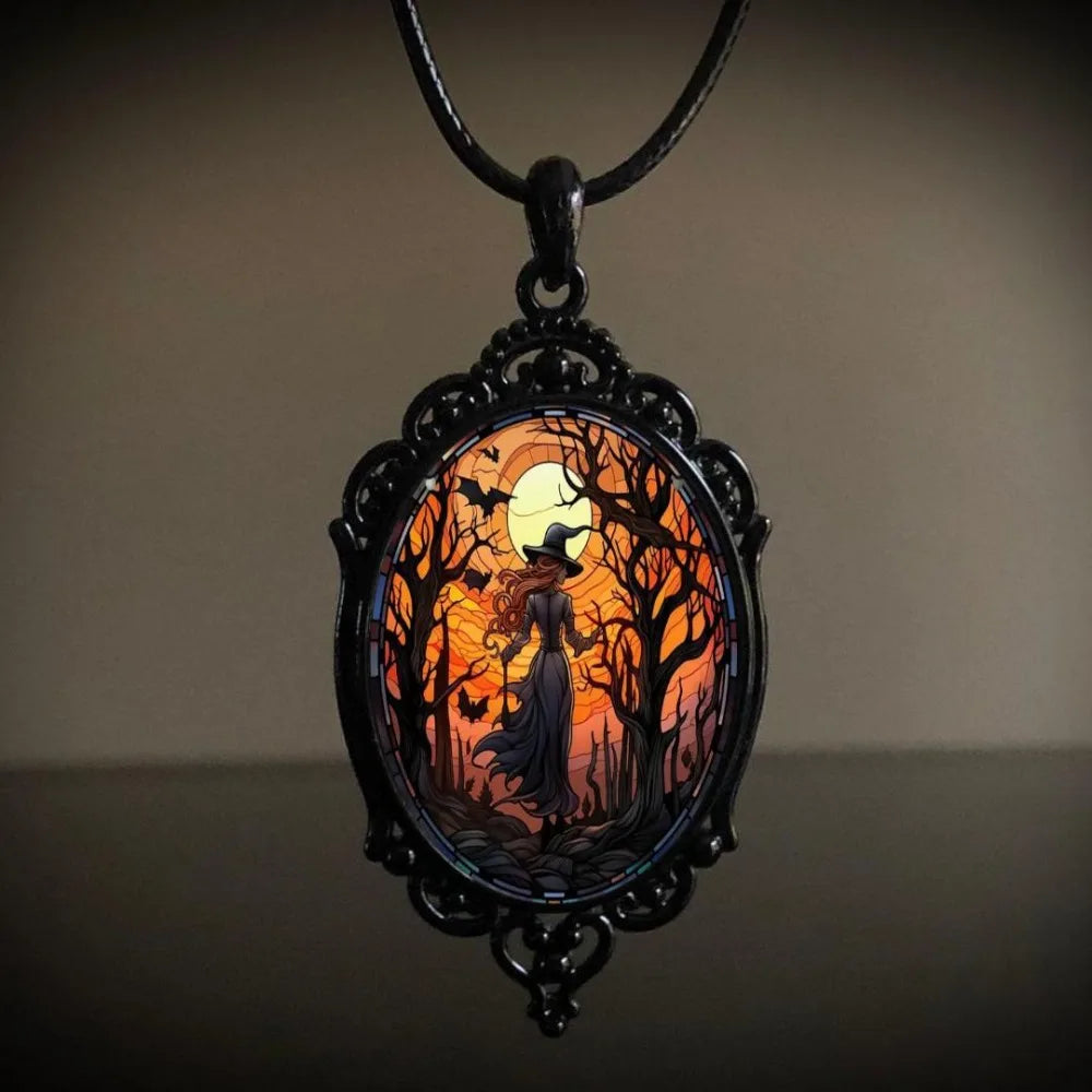 Witchcraft Black Pendant Necklace