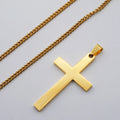 Cross Steel Pendant 316L Blank Engraved Seal