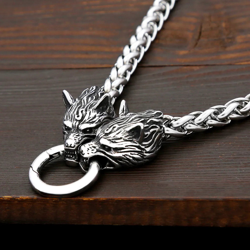 Mjölnir Thor's Hammer Pendant Necklace — Stainless Steel