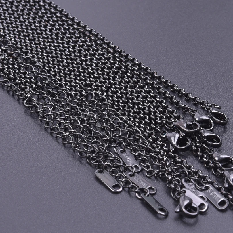 Stainless Steel Chain Necklace — 2.5mm