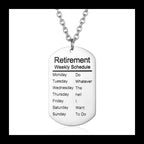 Military Brand Letter Pendant — Stainless