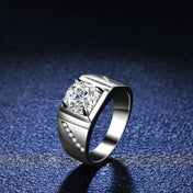 Iced Out Ring Moissanite Wedding Band
