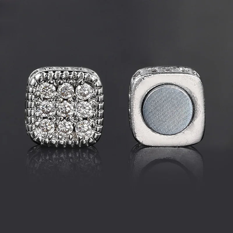 Stainless Steel Magnetic Earrings Non-Piercing