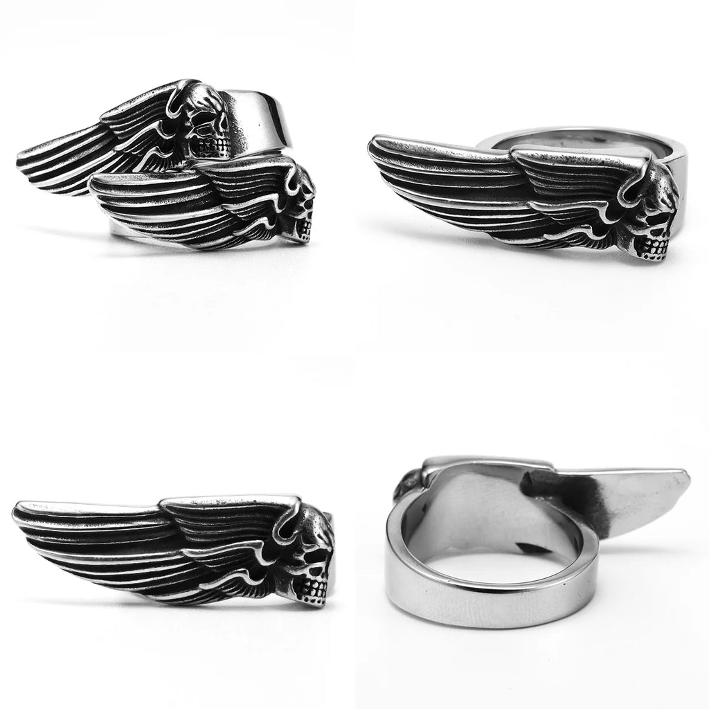 Skull Ring Black Edition — Stainless Steel