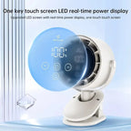 Portable USB Rechargeable Table Fan Summer Clip Celling Fans 4000mAh 100 Speeds Office Outdoor Bedroom Electric Desktop